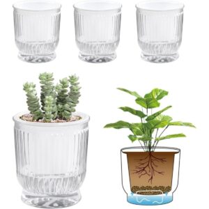Set de 4 macetas autorriego, 10 cm