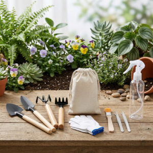 Kit 11 Herramientas Mini Jardín para Plantas y Suculentas